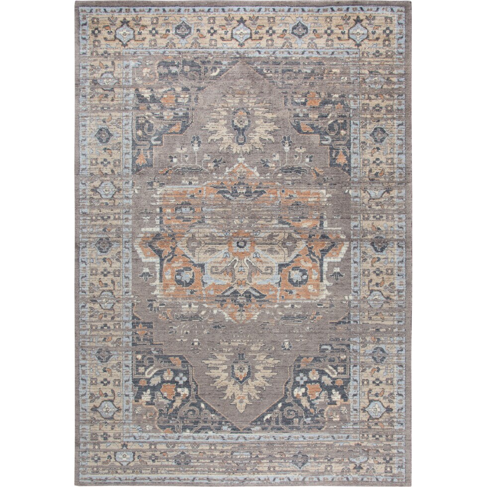 avielle gray area rug  x    