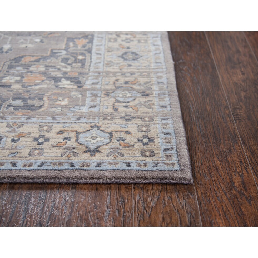 avielle gray area rug  x    
