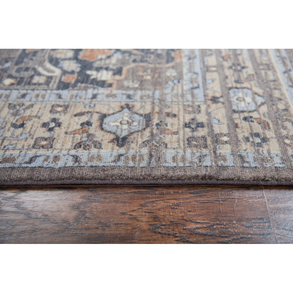 avielle gray area rug  x    