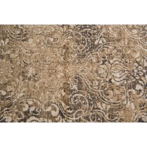 avielle light brown area rug  x    
