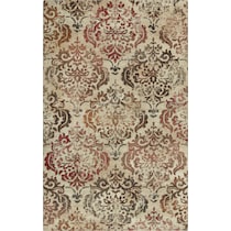 avielle light brown area rug  x    