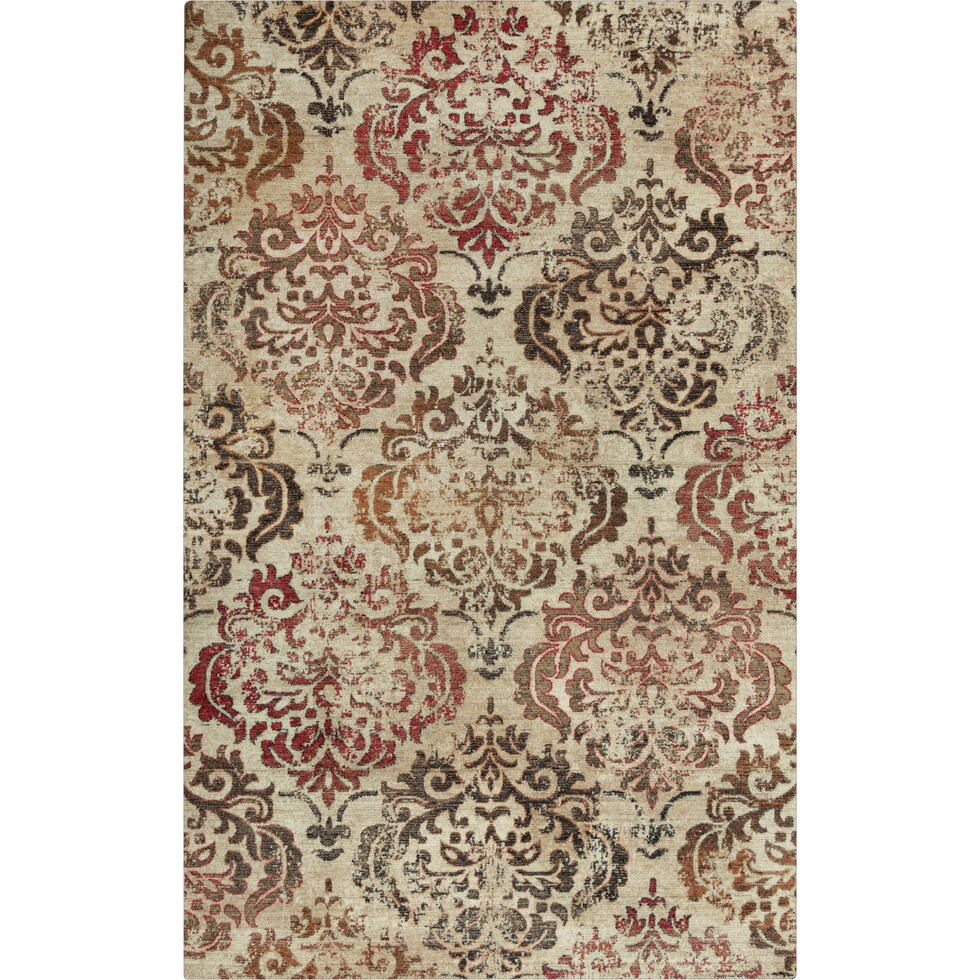 avielle light brown area rug  x    