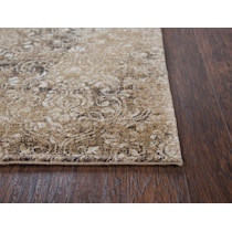 avielle light brown area rug  x    