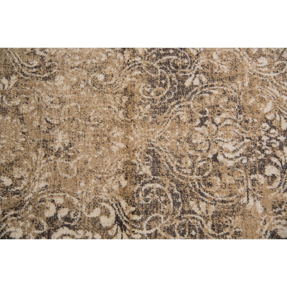 avielle light brown area rug  x    