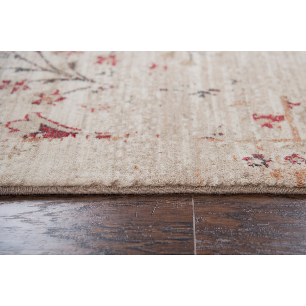 avielle light brown area rug  x    