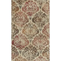 avielle light brown area rug  x    