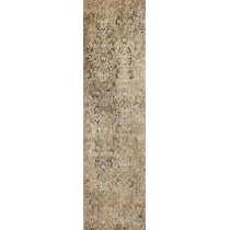 avielle light brown rug   