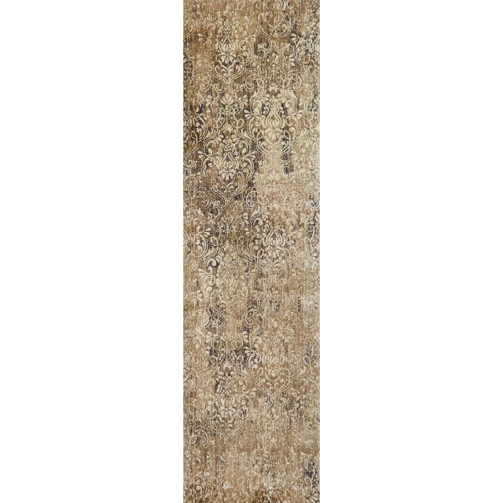 avielle light brown rug   