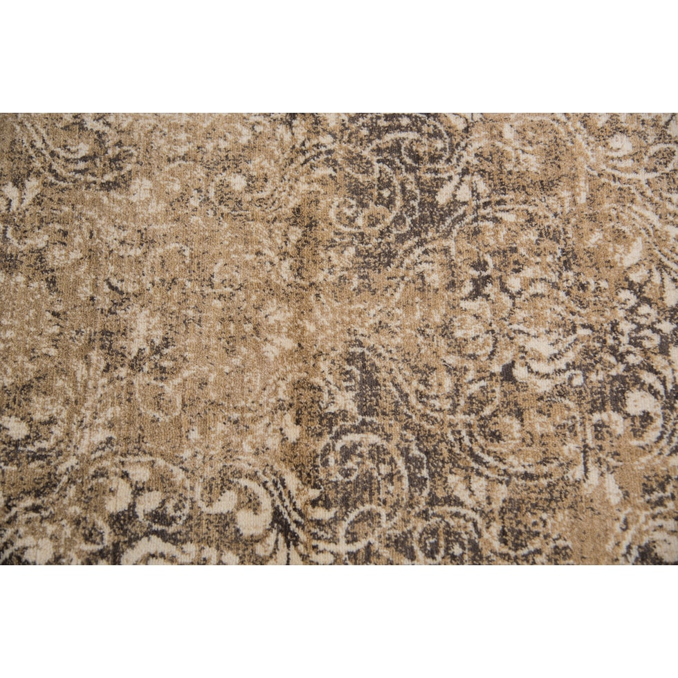 avielle light brown rug   