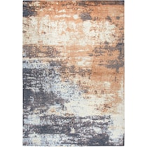 avielle orange blue area rug  x    