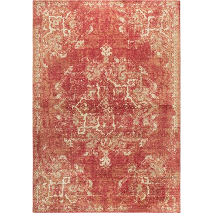 Avielle 3' x 5' Area Rug - Red