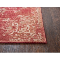 avielle red area rug  x    