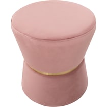 avila pink ottoman   