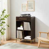 avni dark brown bookcase   