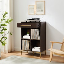 avni dark brown bookcase   