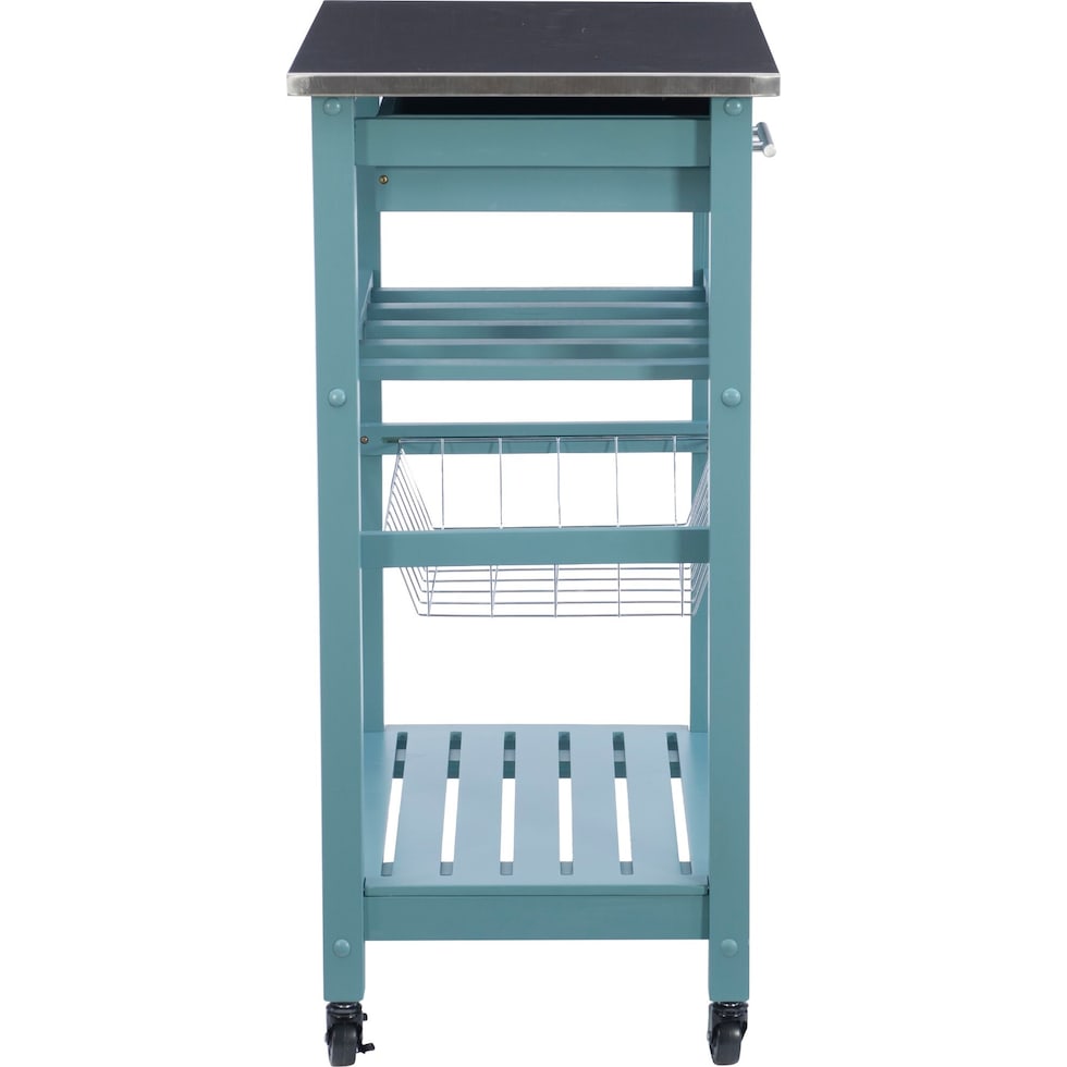 avon blue kitchen cart   