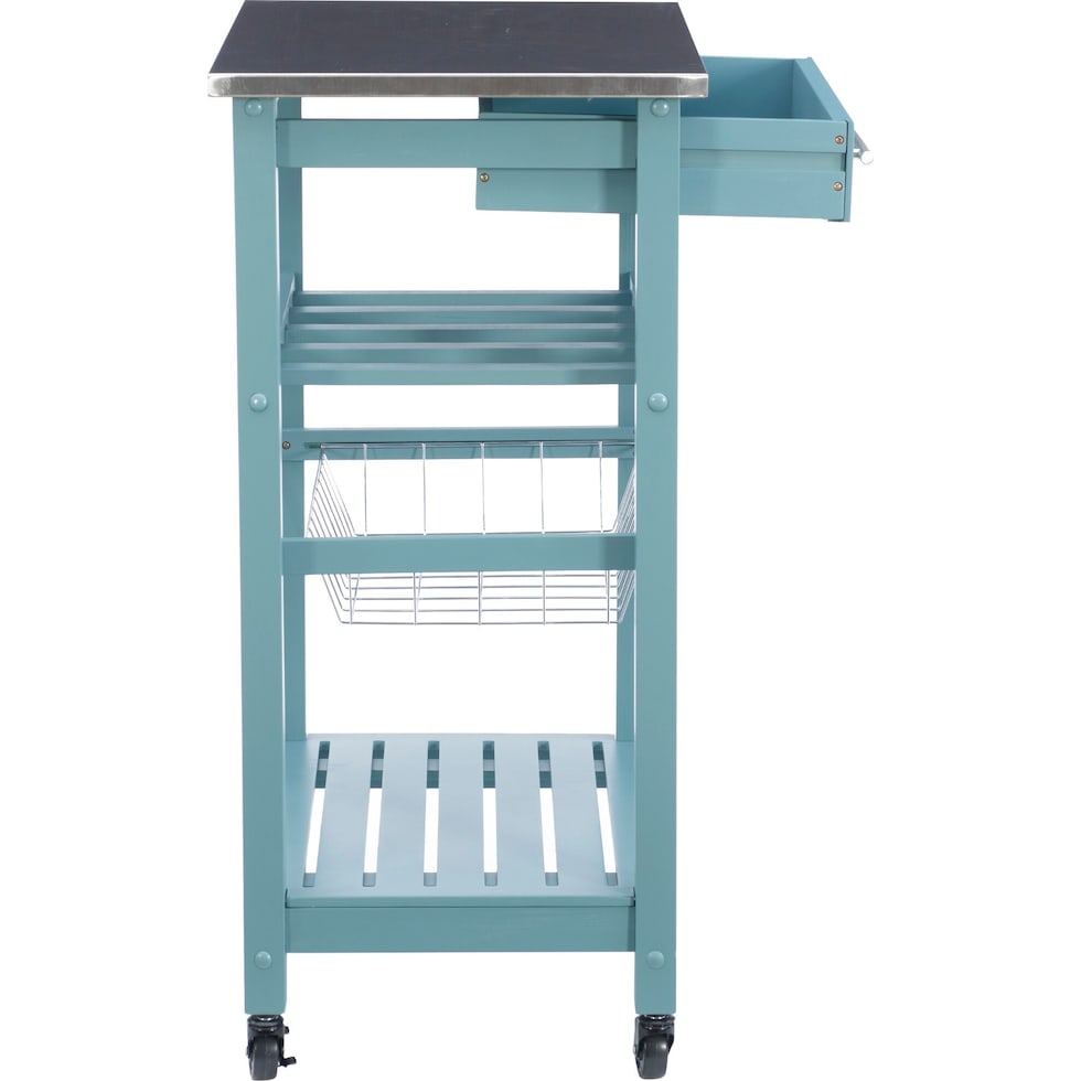 avon blue kitchen cart   