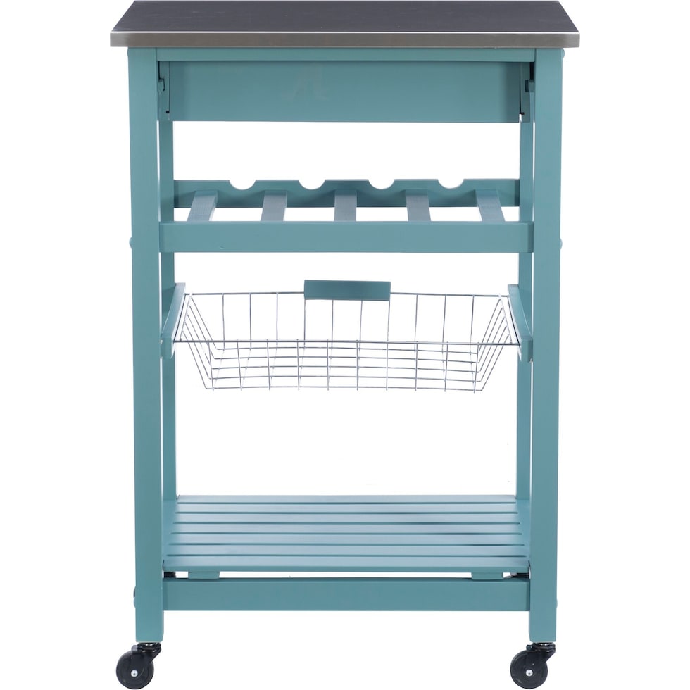 avon blue kitchen cart   