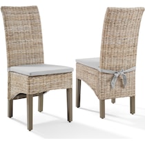 avondale brown dining chair   