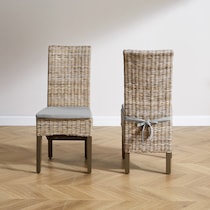 avondale brown dining chair   
