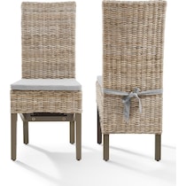 avondale brown dining chair   