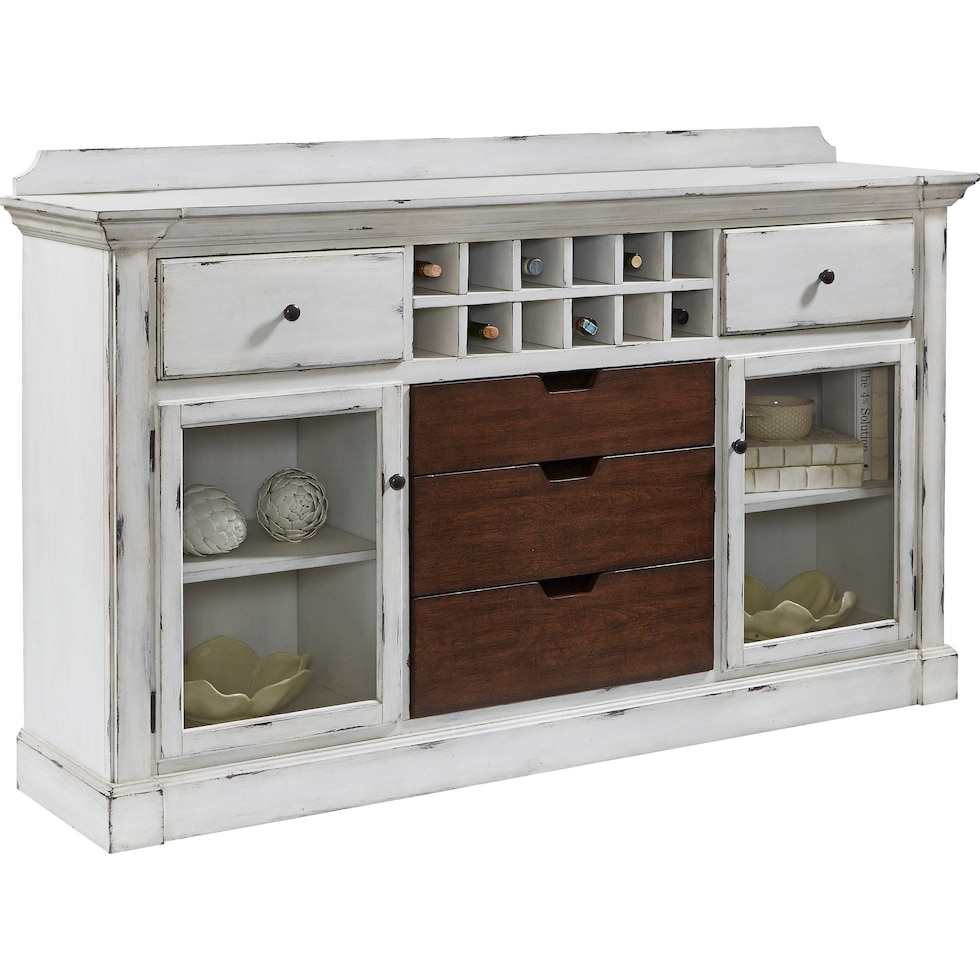 ayla white sideboard   