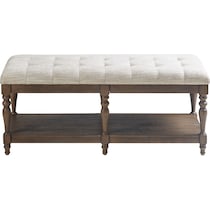 azenia white bench   