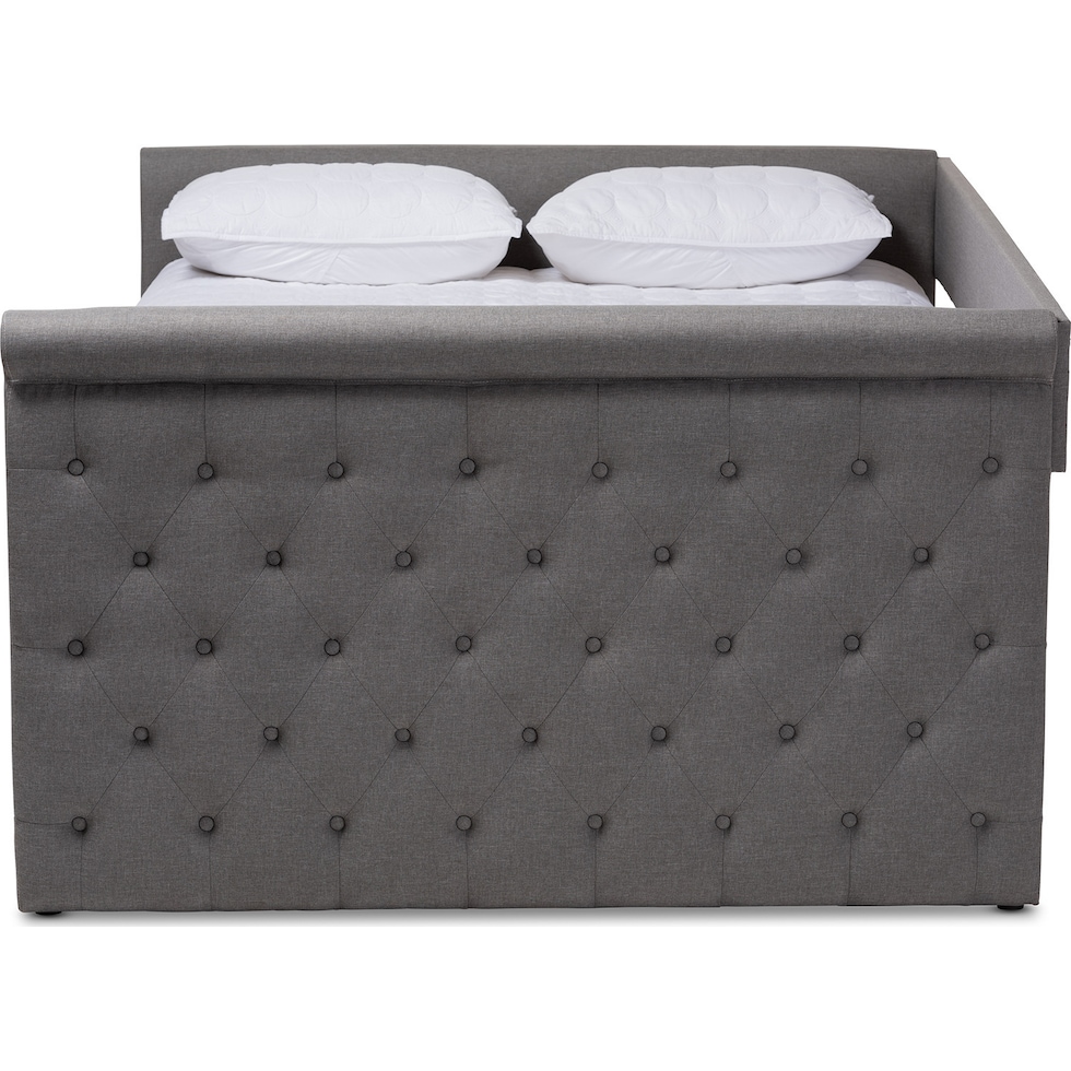 azora gray full bed   