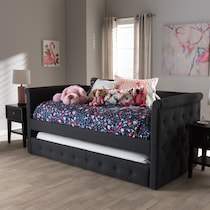 azora gray queen bed   