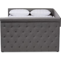 azora gray queen bed   