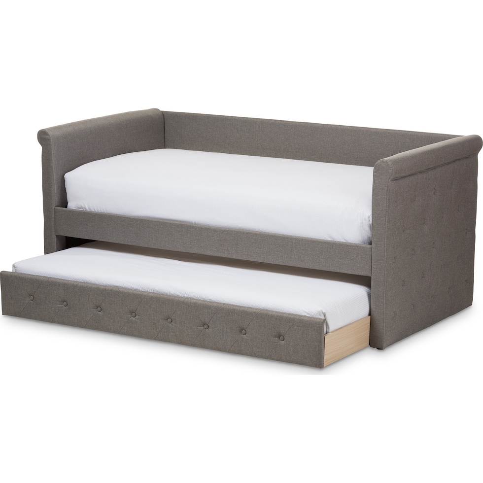 azora gray twin bed   