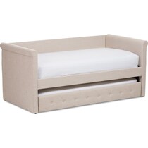 azora neutral queen bed   