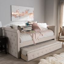 azora neutral queen bed   