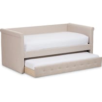 azora neutral queen bed   