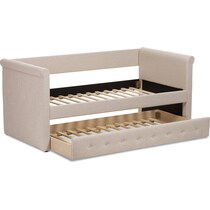 azora neutral queen bed   