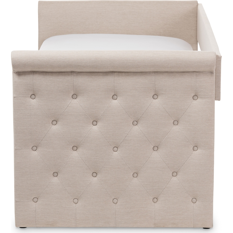 azora neutral queen bed   