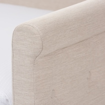 azora neutral queen bed   