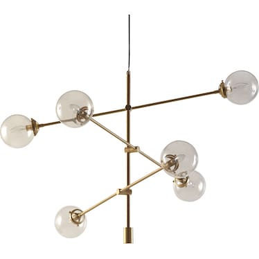 Azusa Chandelier - Gold