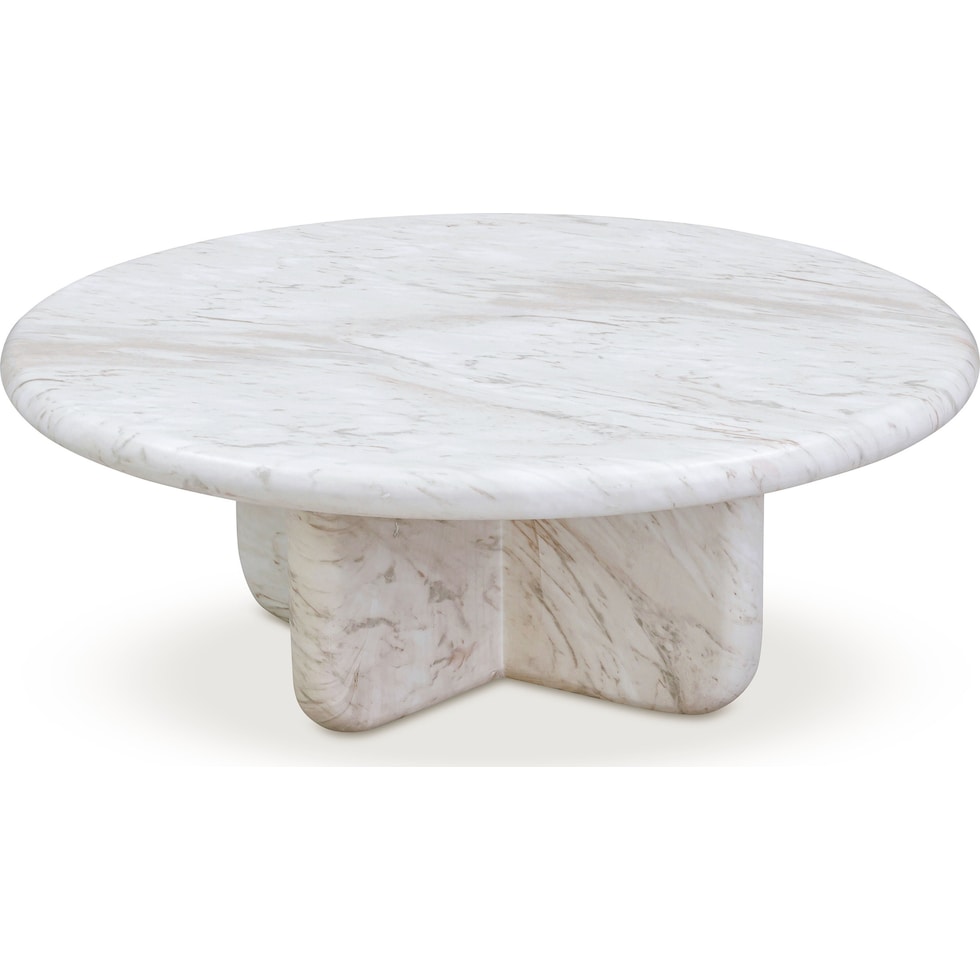 badlands white coffee table   