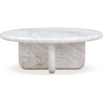 badlands white coffee table   