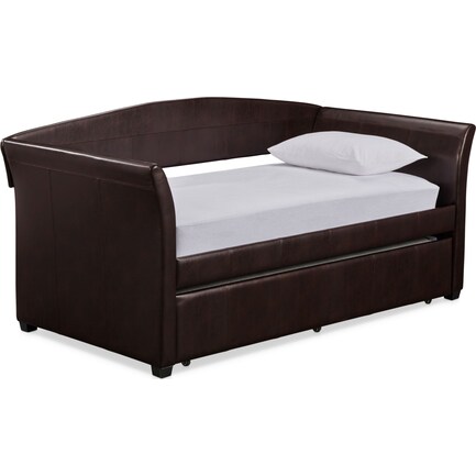 Bailey Twin Trundle Daybed - Brown