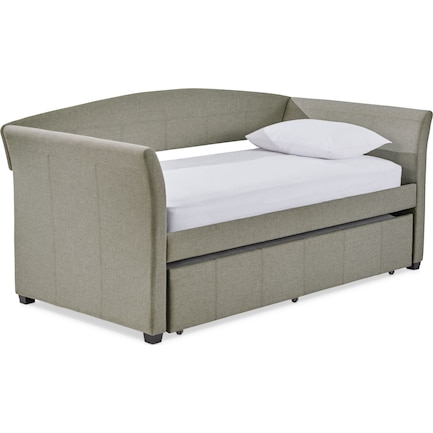 Bailey Twin Trundle Daybed - Gray