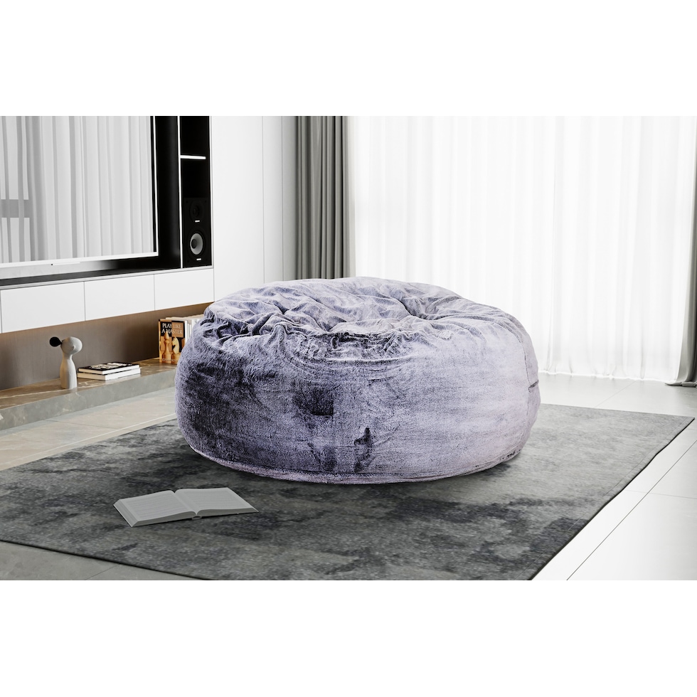 bala gray pouf   