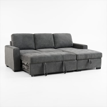 Bali Media Sleeper Sectional with Storage Chaise