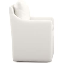 ballard white arm chair   