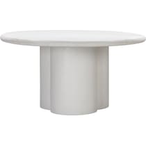 bandalier white dining table   