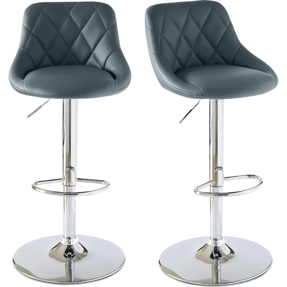 bandon gray bar stool   