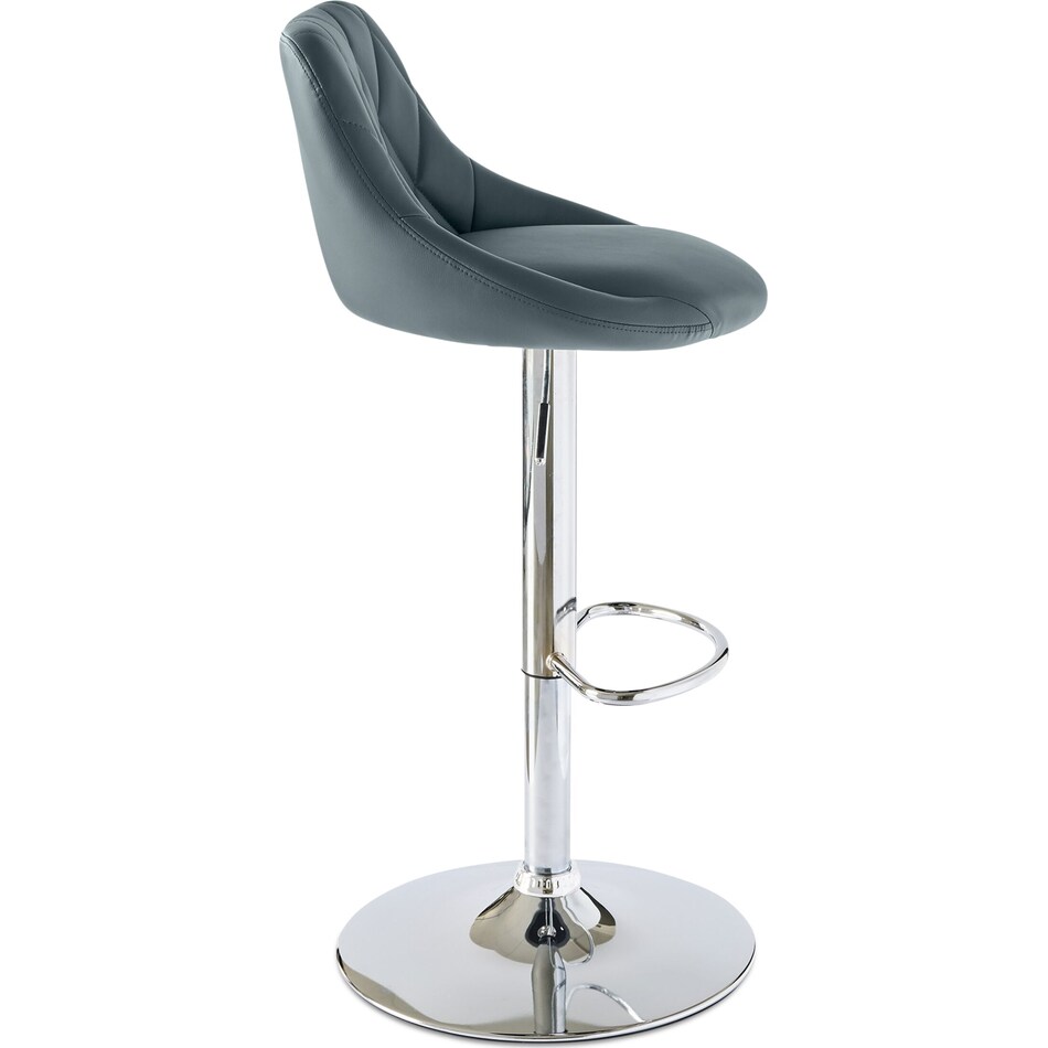 bandon gray bar stool   