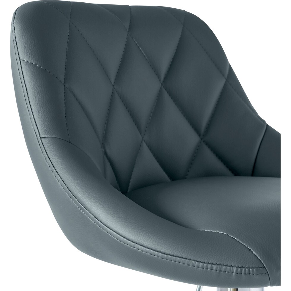 bandon gray bar stool   