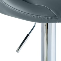 bandon gray bar stool   